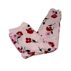 Kate Spade New York Women Pink Floral Roses Pajama Pants Size XL NEW